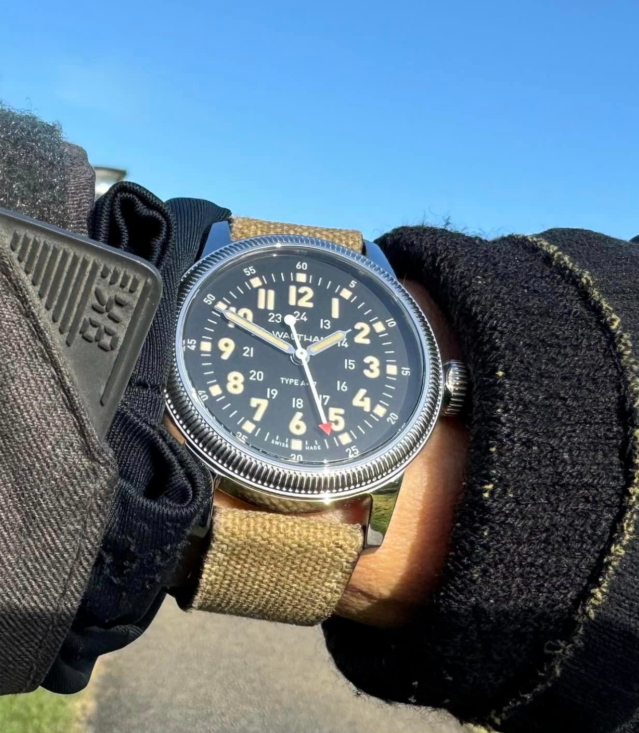 WALTHAM A-17 ミリタリーウォッチ 手巻き Waltham A-17 watch: first owners' impressions and images
