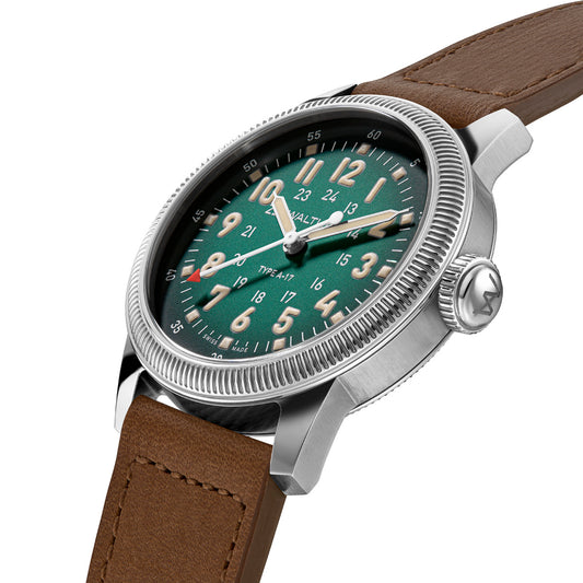 A17 PILOT NATO GREEN Leather