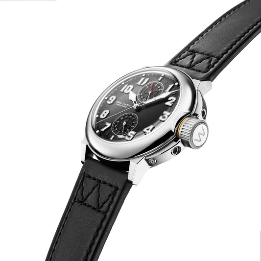 Field & Marine Dual Time Black Sunray Dial