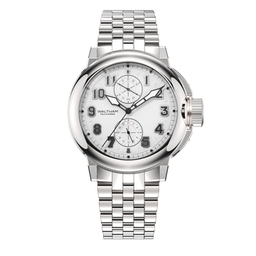 2025 Field & Marine Dual Time White on Bracelet - Preorder