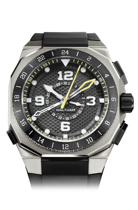 GMT watch | Waltham CDI Pure Front View